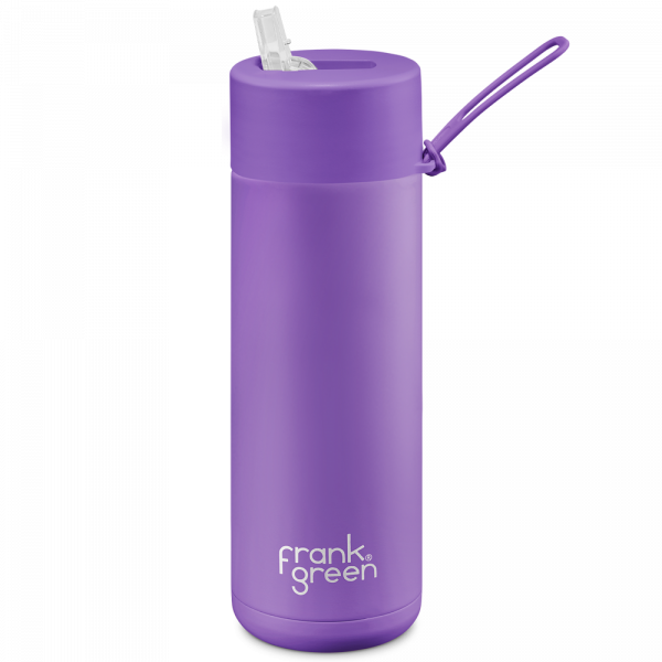 Frank Green Ceramic 595 ml Straw nerezový - cosmic purple