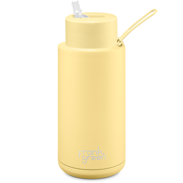 Frank Green Ceramic 1000 ml Straw nerezový - butter milk