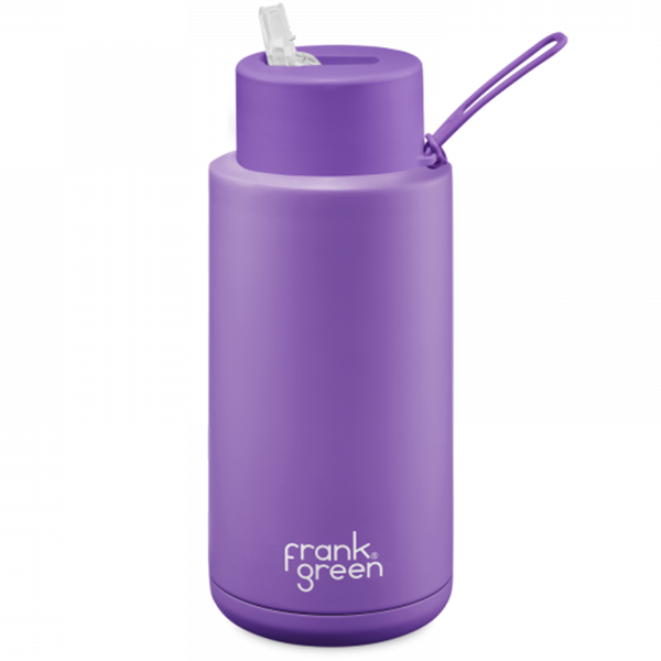 Frank Green Ceramic 1000 ml Straw nerezový - cosmic purple