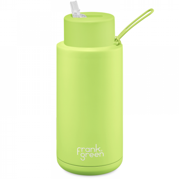 Frank Green Ceramic 1000 ml Straw nerezový - pistachio green