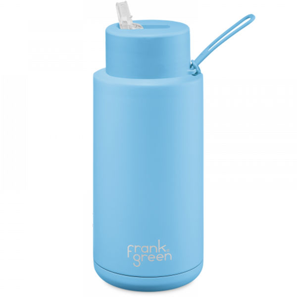 Frank Green Ceramic 1000 ml Straw nerezový - sky blue