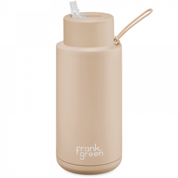 Frank Green Ceramic 1000 ml Straw nerezový - soft stone