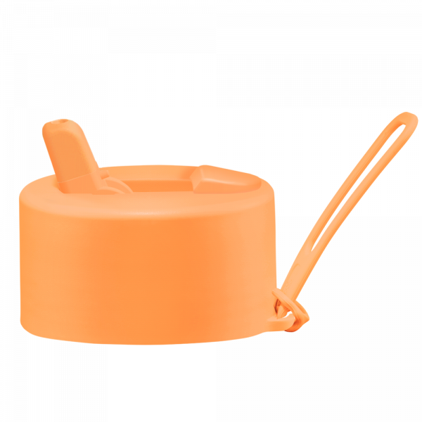 Frank Green Flip Straw Lid - náhradní víčko s řemínkem - neon orange