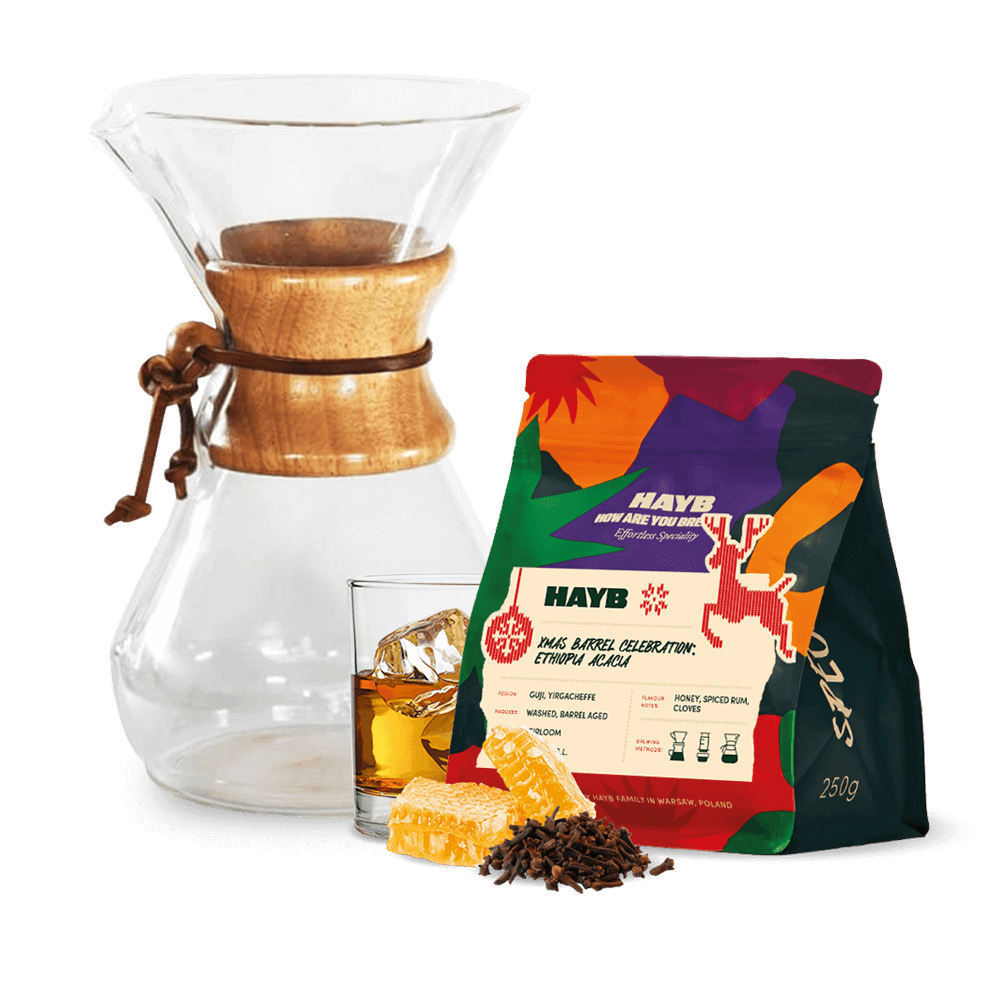 Hayb XMAS Barrel coffee Chemex 6 Set