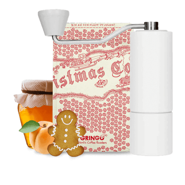 Gringo Nordic Christmas coffee Timemore C3 Set - white