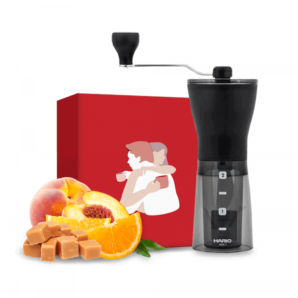 Dak LOVE AT FIRST SIGHT coffee Hario Mini Mill Plus Set