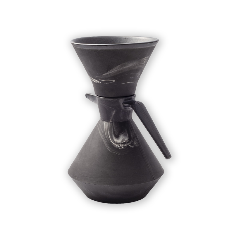 Fóbe CANO Ceramic Coffee Dripper — black stone edition