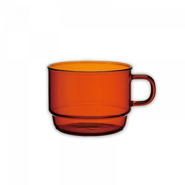 Hario Colors Stack Mug Cup sklenička 300 ml - Amber