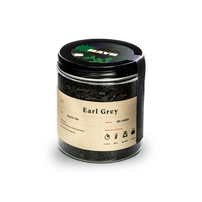 HAYB Herbata Earl Grey - černý sypaný čaj - 70 g