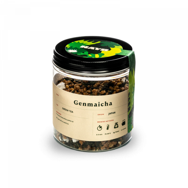 HAYB Herbata Genmaicha  - zelený sypaný čaj - 70 g