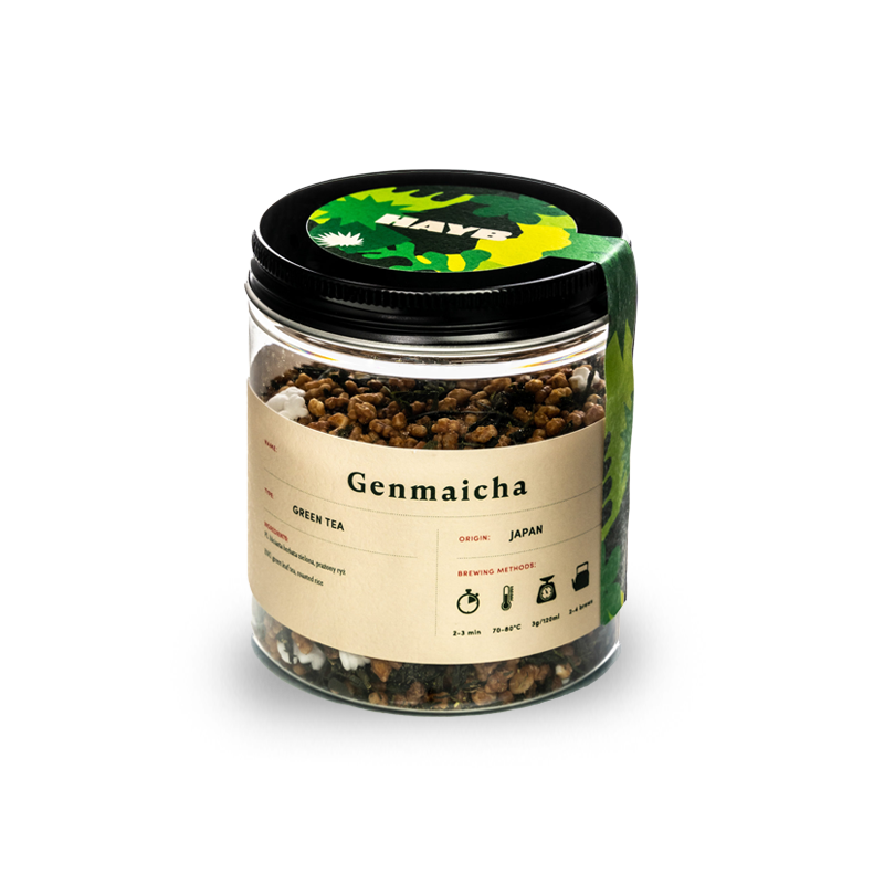 HAYB Herbata Genmaicha  - zelený sypaný čaj - 70 g