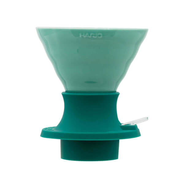 Hario Ceramic Immersion Switch V60-02 - tyrkysový dripper s filtry