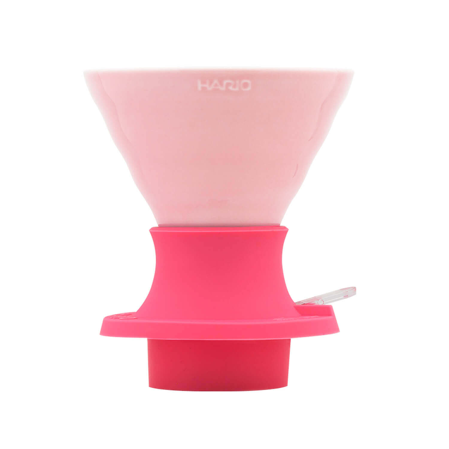 Hario Ceramic Immersion Switch V60-02 - růžový dripper s filtry