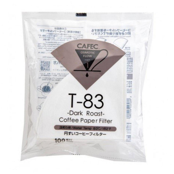 Cafec Dark Roast Papírové filtry vel. 1 - 100 ks