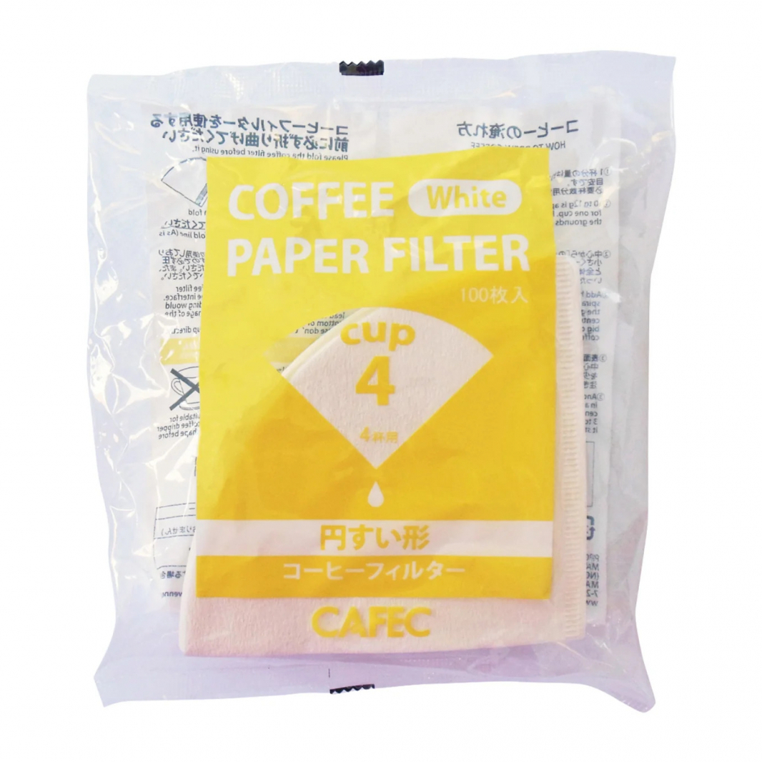 Cafec CC4 papírové filtry vel. 02 100 ks