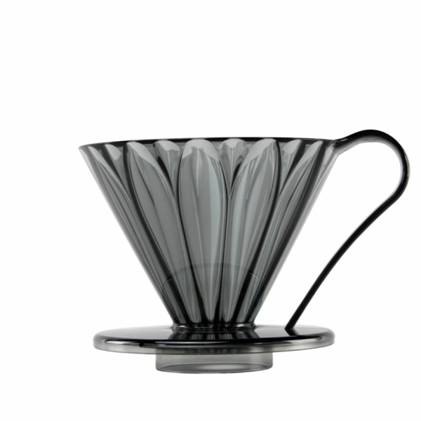 Cafec Tritan Flower Dripper - 2-4 šálky - černý