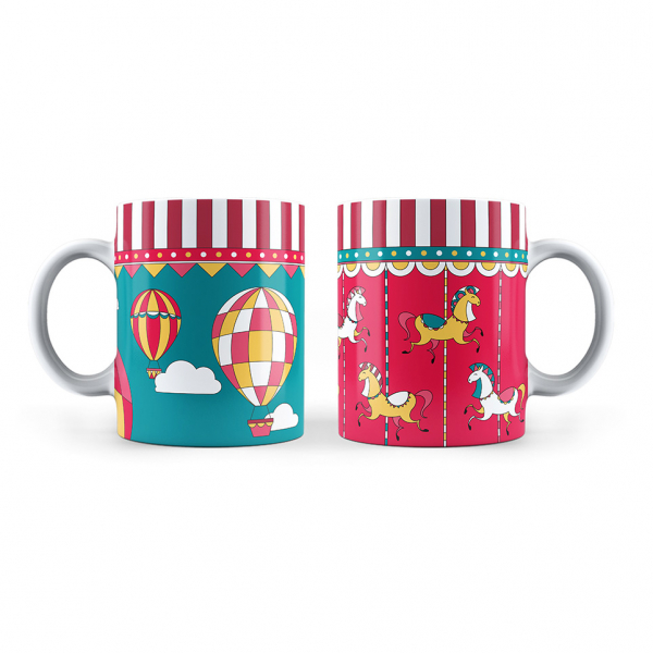 Bialetti  sada 2 hrníčků - 300ml - Winter Wonderland