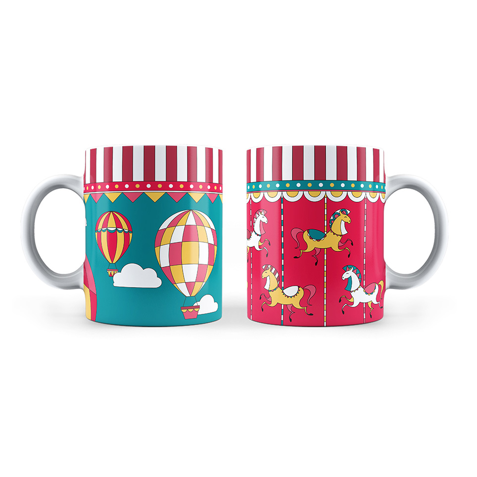 Bialetti  sada 2 hrníčků - 300ml - Winter Wonderland