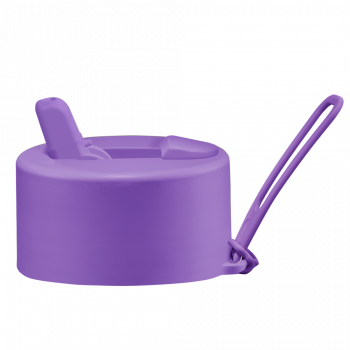 Frank Green Flip Straw Lid - náhradní víčko s řemínkem - cosmic purple (použité)