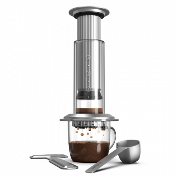 AeroPress Premium kávovar - sklo + metal