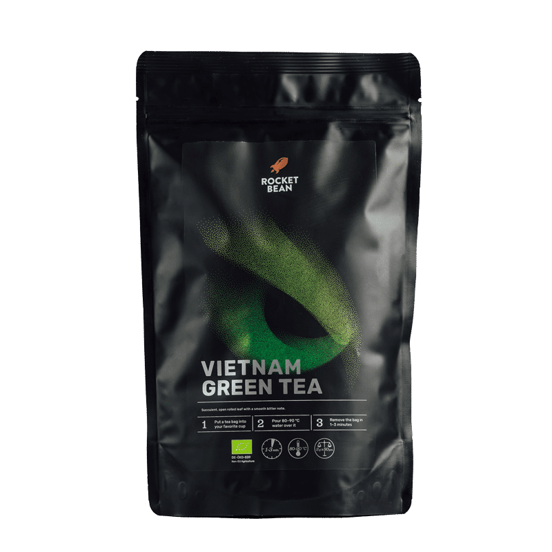 Rocket Bean VIETNAM GREEN TEA - pyramidový čaj - 50 x 2g
