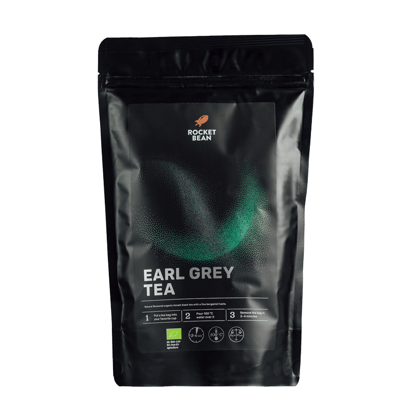 Rocket Bean EARL GREY TEA - pyramidový čaj - 50 x 2g