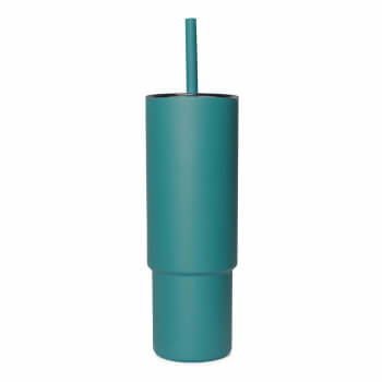 MiiR All Day Straw termohrnek pro studené nápoje - 950ml - modrozelená