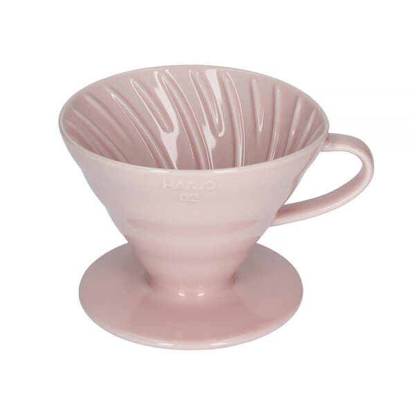 Dripper Hario V60-02 - keramický růžový