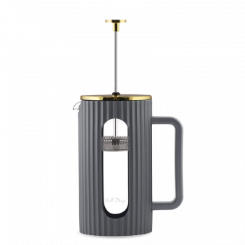 Vialli Design - Livio French Press 1000ml - Grey/gold