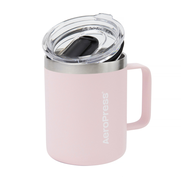 AeroPress cestovní hrnek 350 ml - růžový