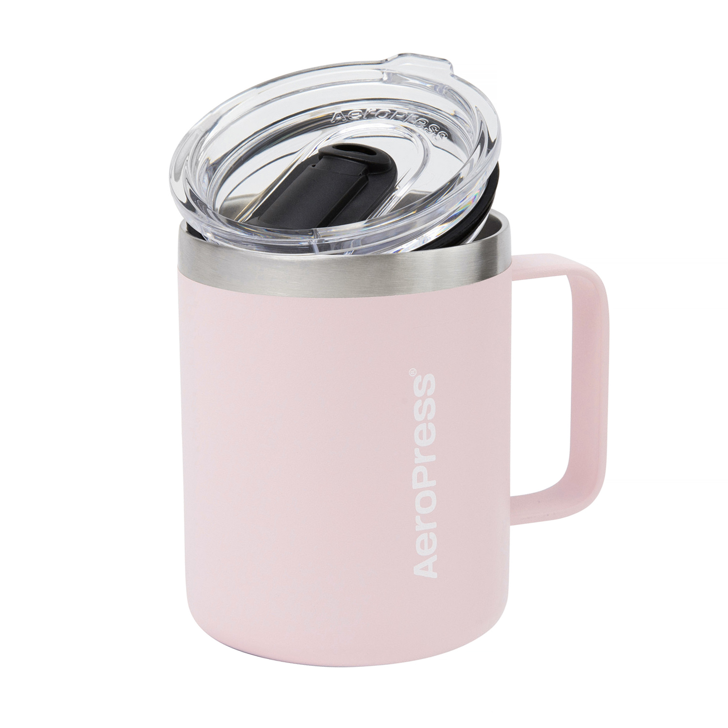 AeroPress cestovní hrnek 350 ml - růžový