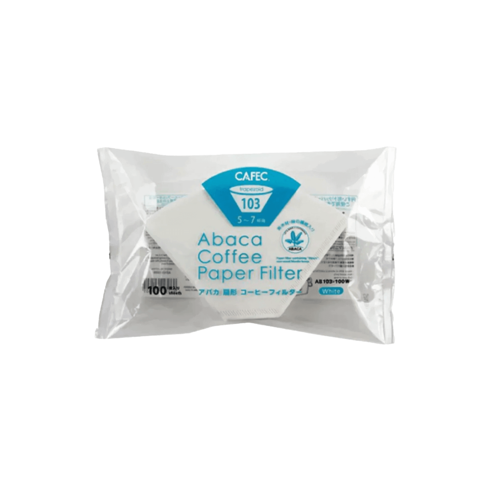 Cafec AB-103 Trapezoid Papírové filtry pro ploché dno vel. 3 - 100 ks