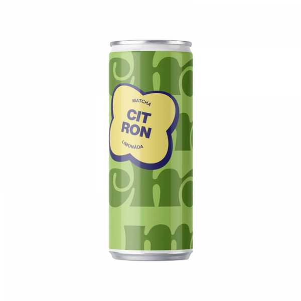 Ma-cha matcha citrón - 330ml - plechovka