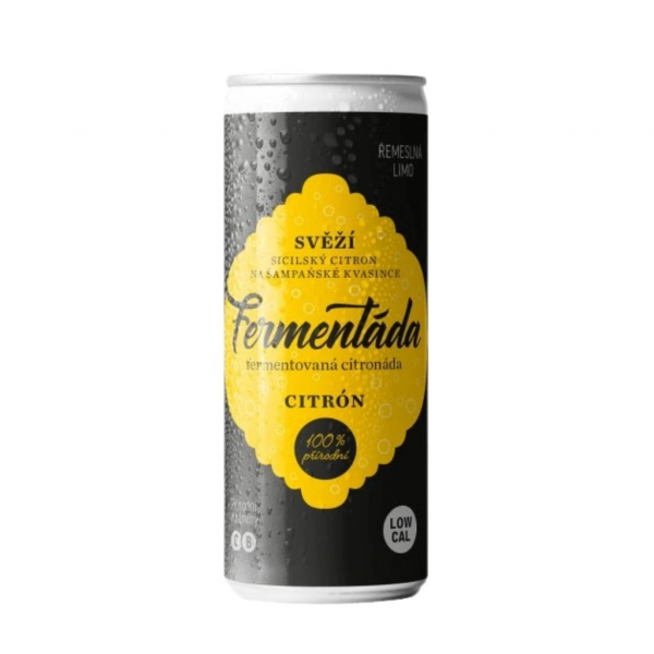 Fermentáda citrón - 330 ml - plechovka