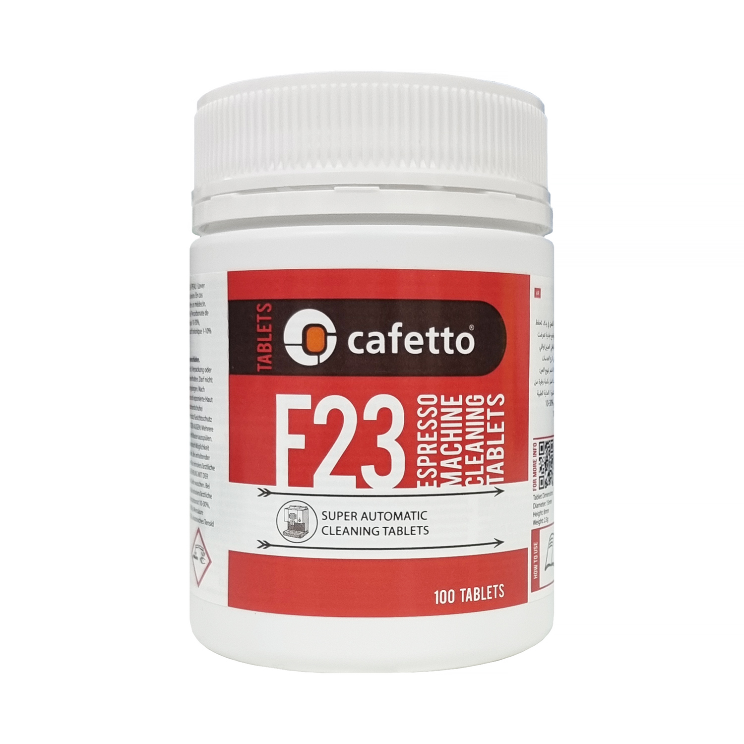 Cafetto F23 čistící tablety pro espresso kávovary - 100ks