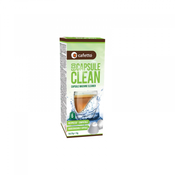 Cafetto Eco Capsule Clean čisticí kapsle pro kávovary Nespresso - 6 ks
