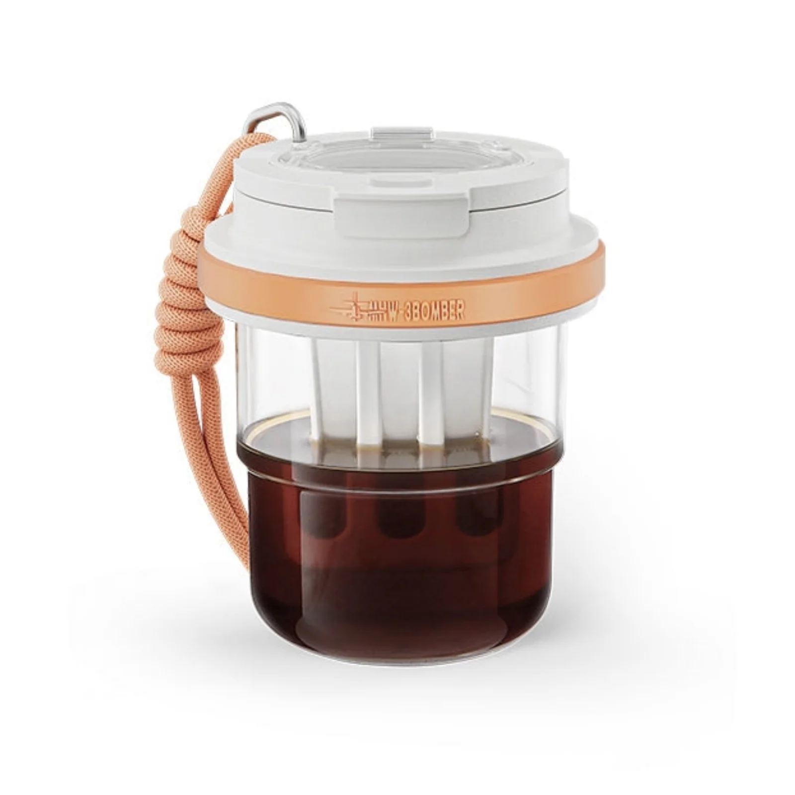 MHW-3BOMBER Ice Cool Cestovní cold brew hrnek 530 ml - růžový