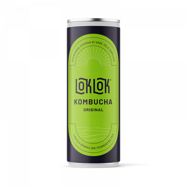 Loklok Kombucha - Originál 330ml - plechovka