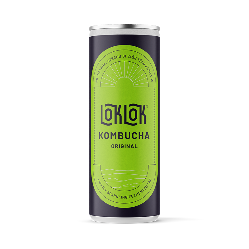 Loklok Kombucha - Originál 330ml - plechovka