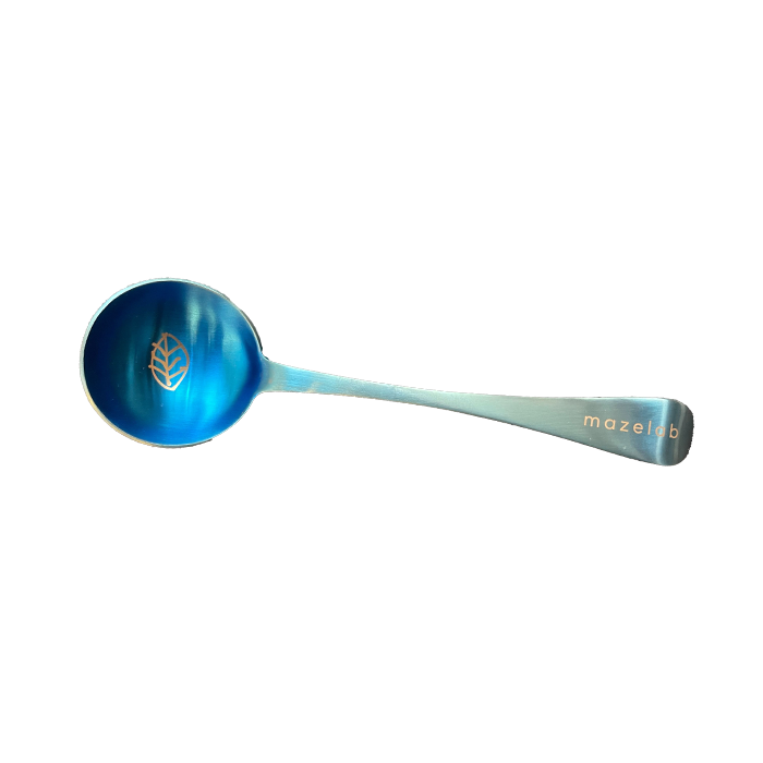 Mazelab Cupping spoon - degustační lžíce - matte blue