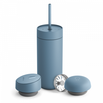 Fellow Carter Move Mug 473ml sada 3 víček (3 v 1) - Hazy Blue