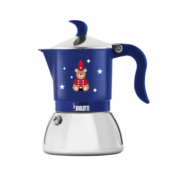 Bialetti Fiammetta Induction Joyful Christmas 4 šálky - modrá