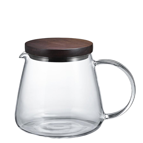 Hario - Coffee Server Walnut 600ml - Clear (VBS-60-WN)