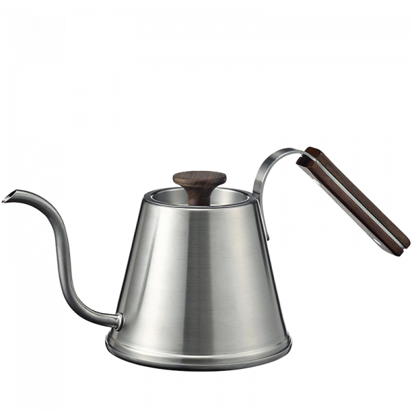 Hario V60 Drip Kettle Walnut - 600 ml - varná konvice s husím krkem (DKW-600-WN)