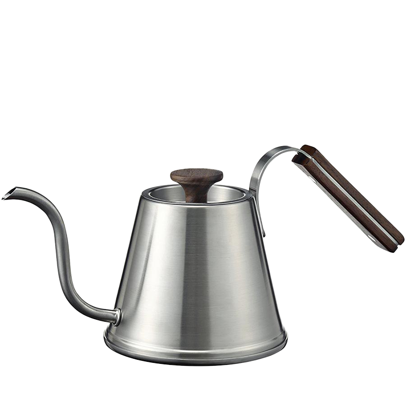 Hario V60 Drip Kettle Walnut - 600 ml - varná konvice s husím krkem (DKW-600-WN)