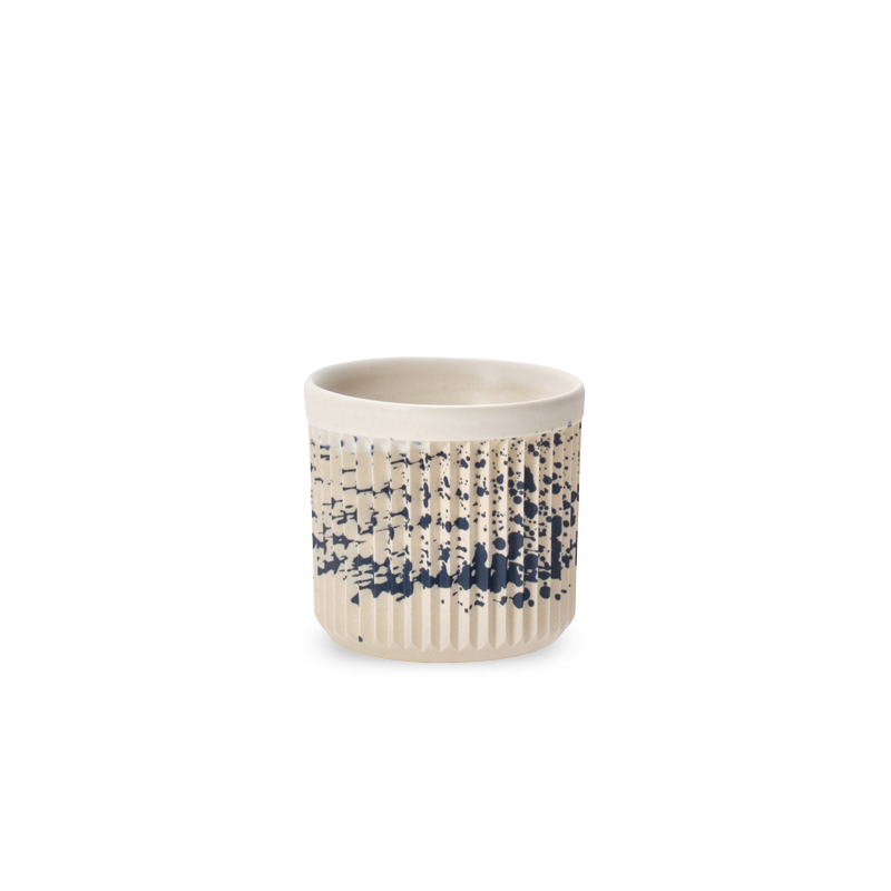 Fóbe RÓG Espresso mug - modrý glitch - 80 ml
