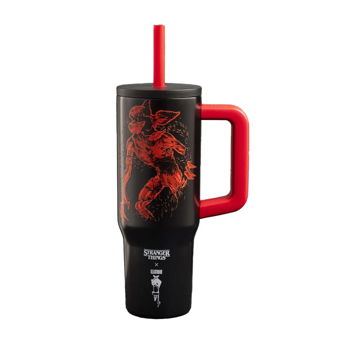 Bialetti Stranger Things termohrnek s brčkem a rukojetí - 900 ml