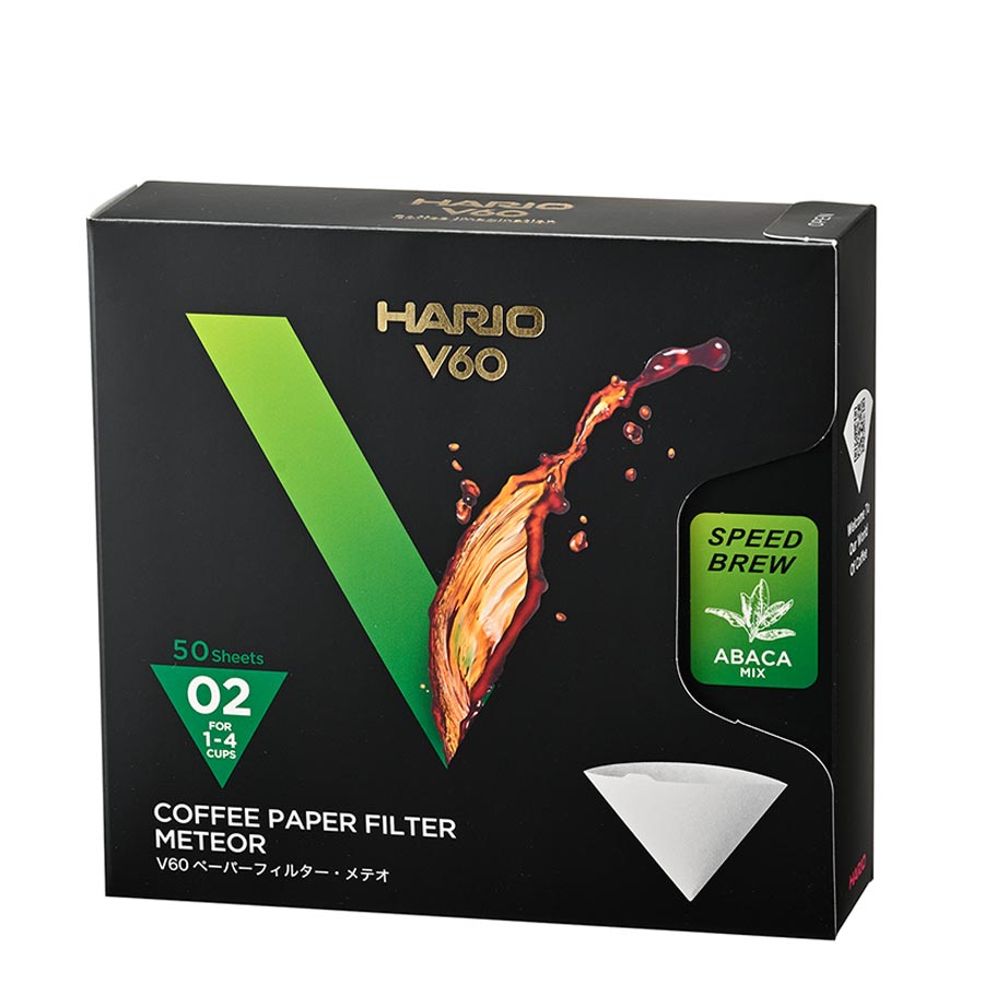 Hario Meteor papírové filtry V60-02 - 50 ks - bělené [VCF-02-50MT]