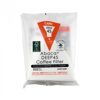Cafec Abaca+ Deep 45 papírové filtry - 100 ks
