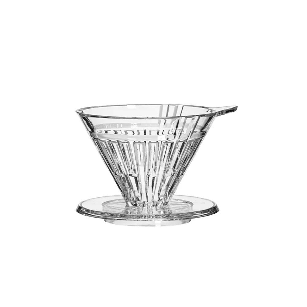 Timemore Crystal Eye Turbo plastový dripper 01 - transparentní